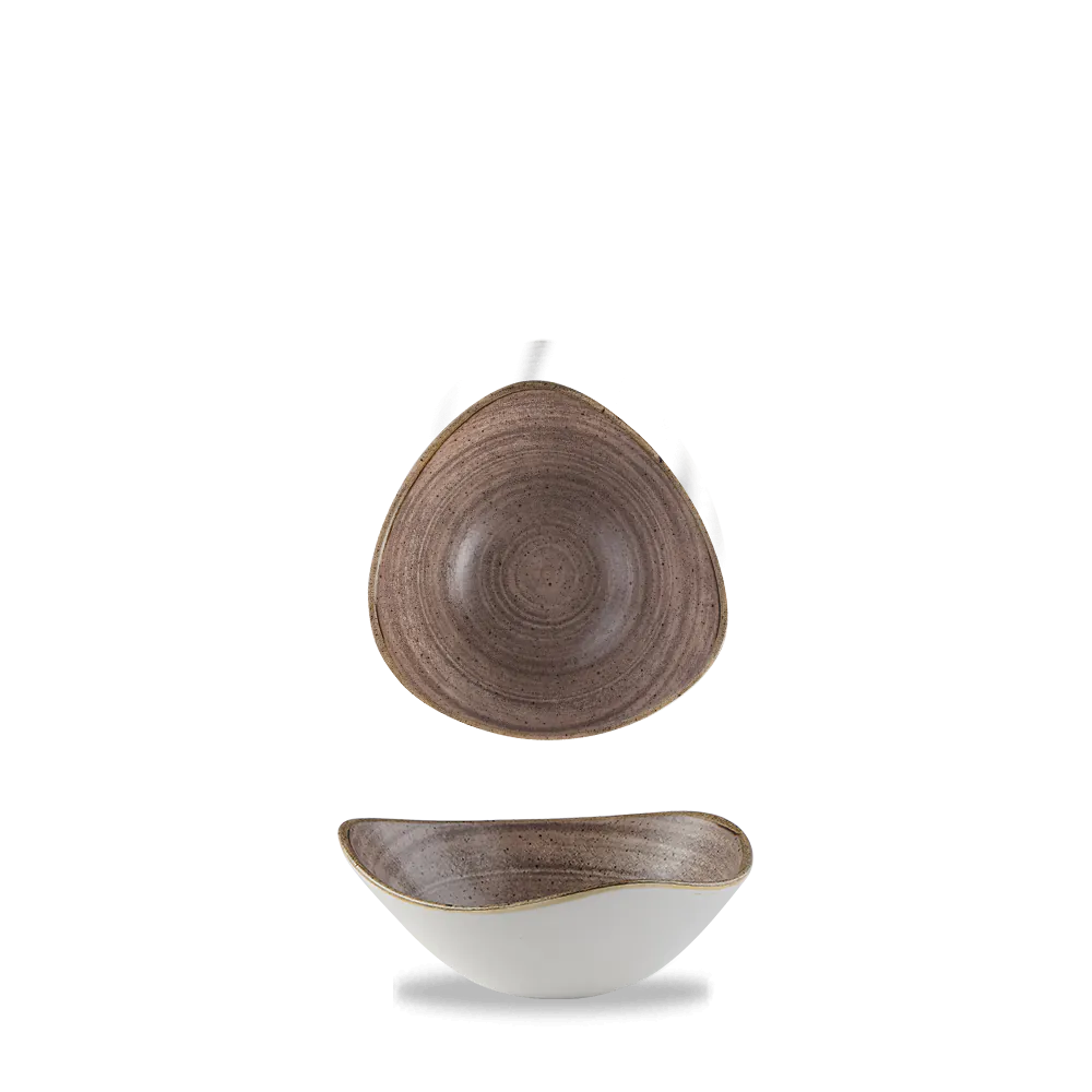 SRBRTRB71 Trojuholníková Miska Stonecast Raw 18,5cm 370ml – Obrázok 1