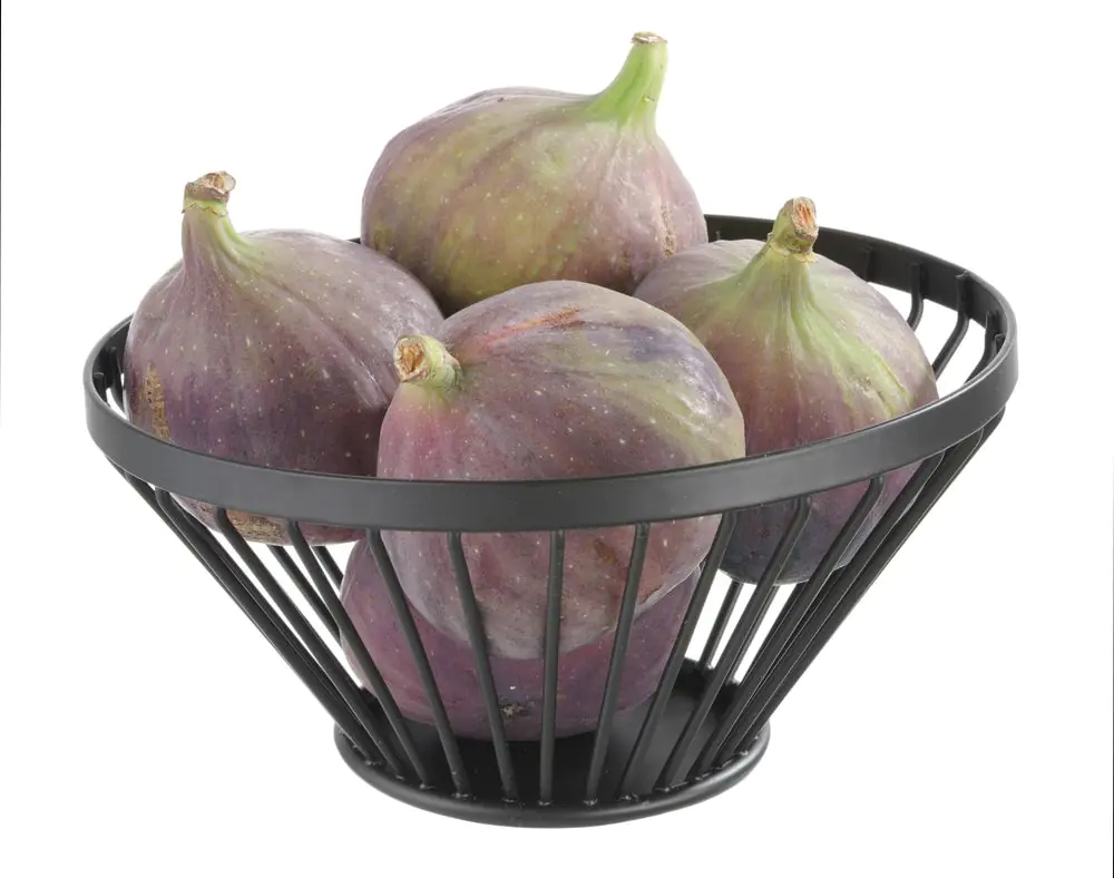 427095_OUW_2019_02_IMG1442 Košík na ovocie šikmý, okrúhly, čierny, HENDI, ø280x(H)130mm – Obrázok 4