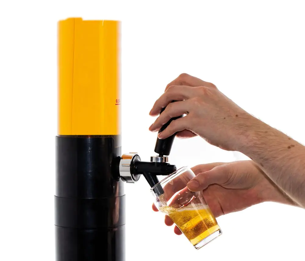 Pípa na pivo – stolová, Bar up, 5L, Čierna, ø100x(H)1150mm – Obrázok 7